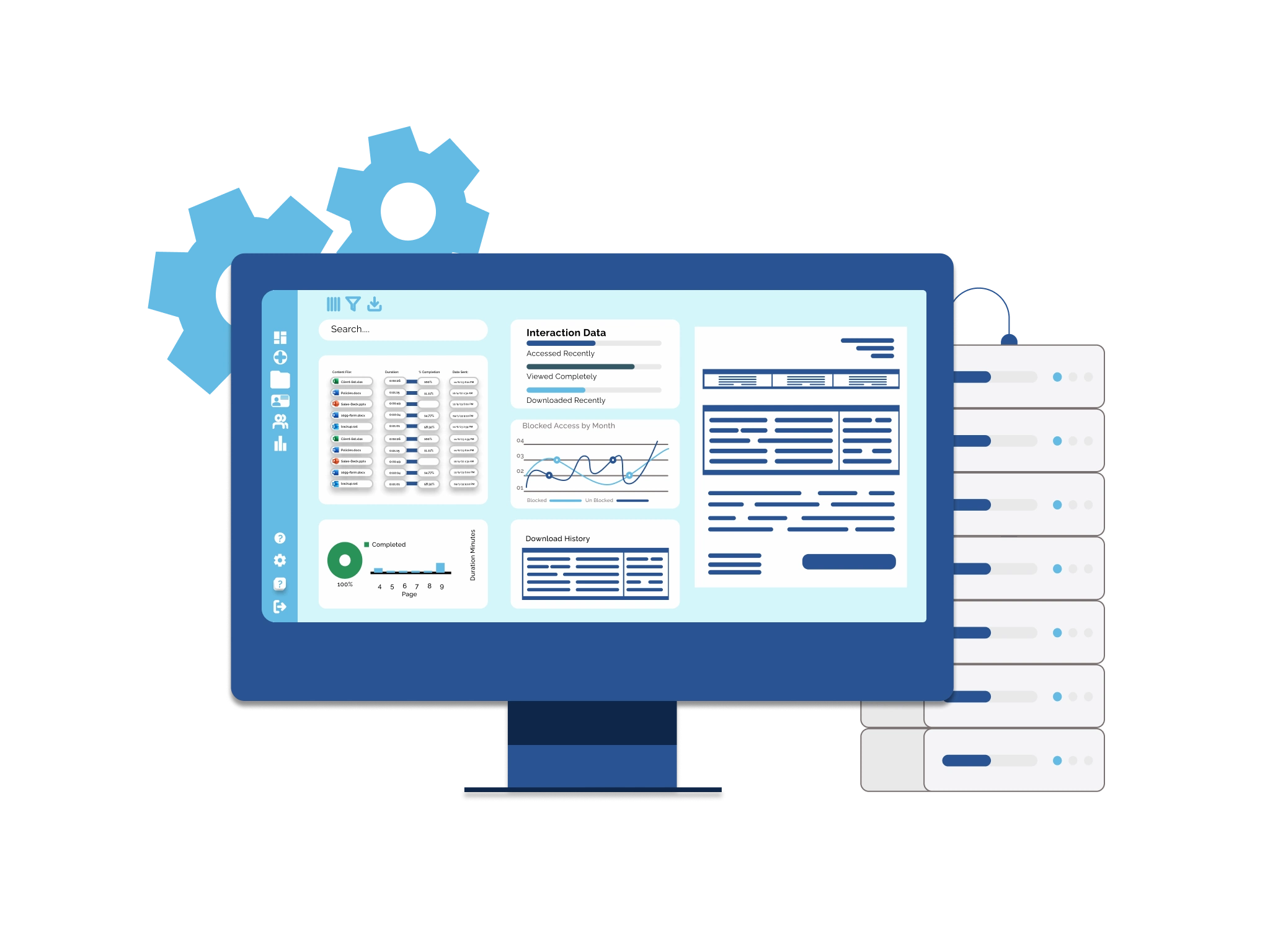 Real Time Reports Secure File Sharing in Outlook