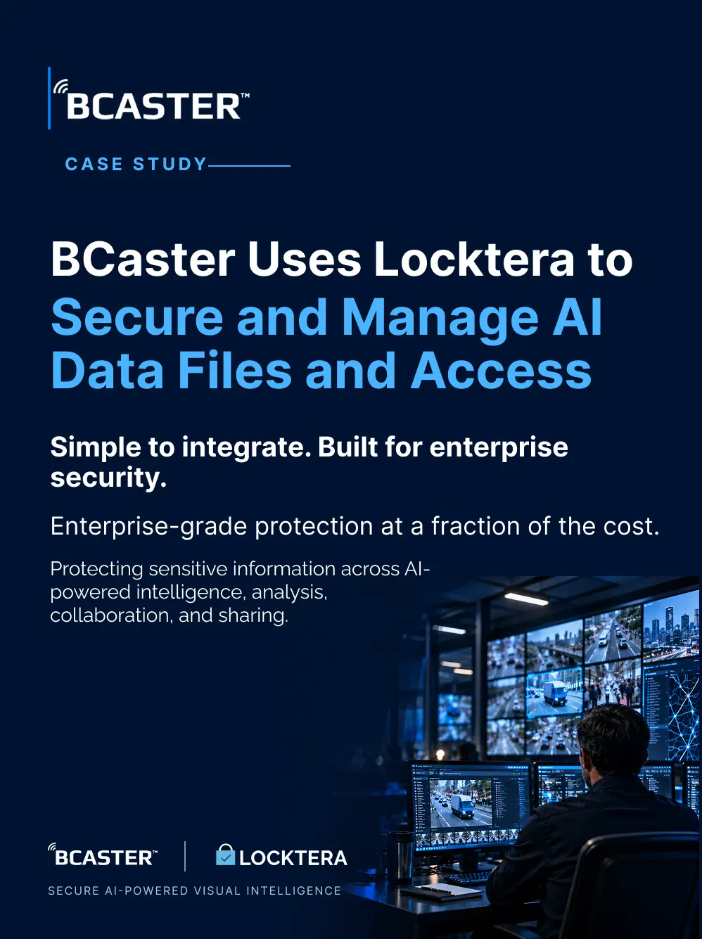 BCaster Uses Locktera to Secure and Manage AI Data - Case Study